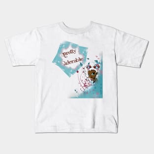 African American Girl and Ice Cream Kids T-Shirt